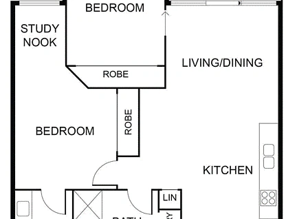 2909/60 Kavanagh Street, Southbank, Melbourne CBD, 2 Bedrooms, 2 Bathrooms, Apartment