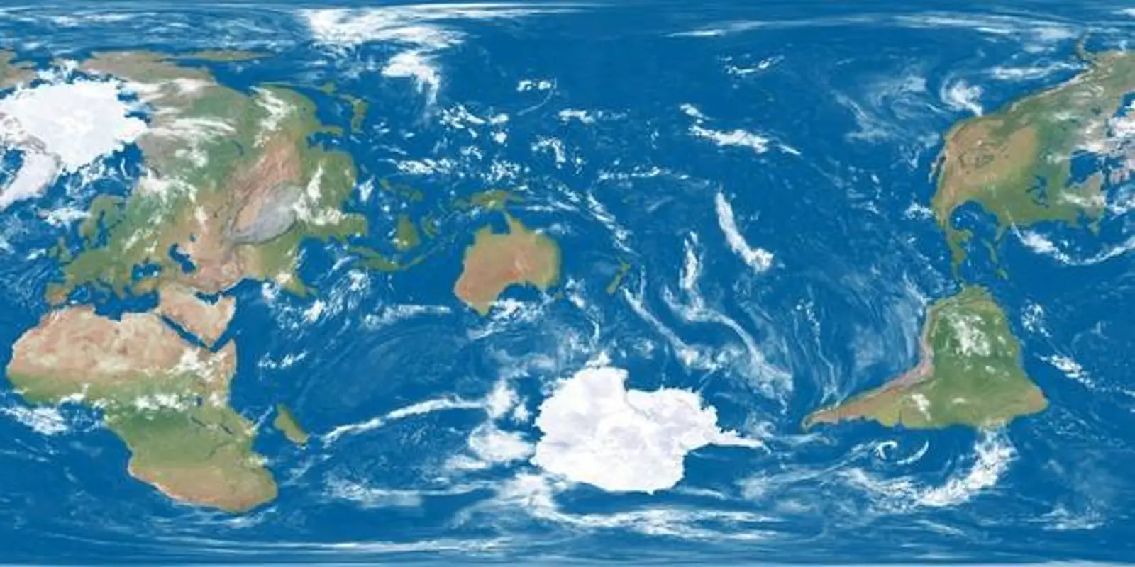 一张新的世界地图让新西兰成为焦点！网友纷纷大呼：世界地图就应该长这样！