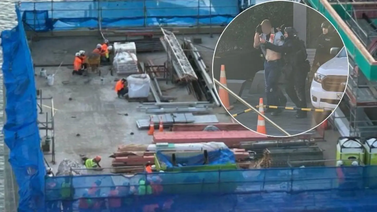5声枪响,奥克兰CBD建筑工地今早枪击,嫌犯24岁男性