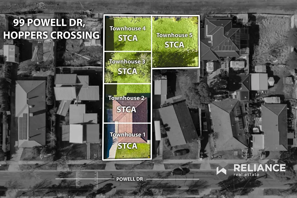 Hoppers Crossing 3 Bedroom Prime 1,210sqm Development Site with Townhouse Potential in Hoppers Crossing