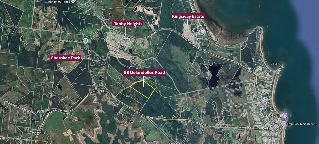 Tanby  Your Next Project?  100 Acres. Coastal Development Opportunity.