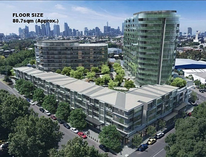 303/188 Macaulay Road, North Melbourne, Melbourne CBD, 1房, 1浴, Apartment