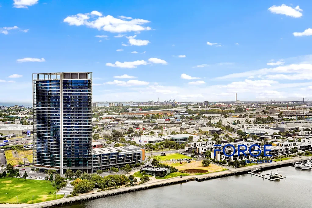Docklands 1غرفة نوم Stunning Water View Luxury in Prestigious Docklands | Month-to-Month Lease