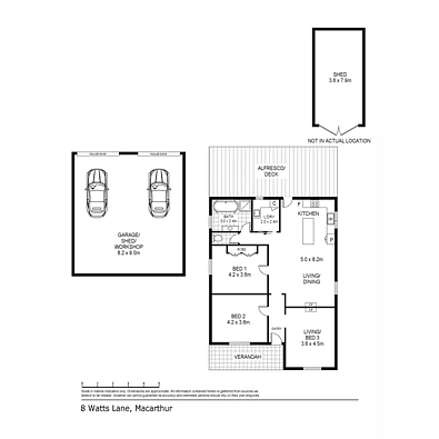 8 Watts Lane, Macarthur, VIC 3286, 3 Bedrooms, 1 Bathrooms, House