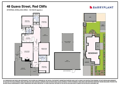 Plano ng Bahay - 48 Guava Street, Red Cliffs, VIC 3496
