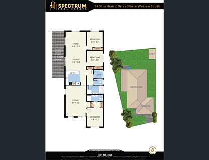 24 Strathaird Drive, Narre Warren South, South East Melbourne, 3 Kuwarto, 2 Banyo, House