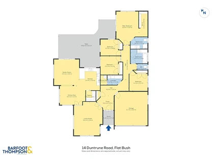 14 Duntrune Road, Flat Bush, Manukau City, Auckland, 4部屋, 2バスルーム, House