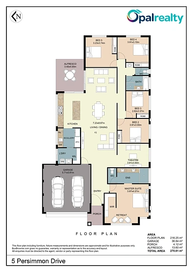 5 Persimmon Crescent, Karnup, WA 6176, 5房, 2浴, House