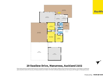 20 Swallow Drive, Manurewa, Manukau City, 3 Bedrooms, 1 Bathrooms, House