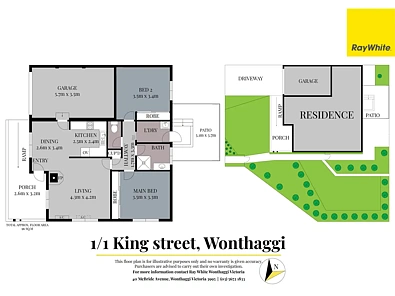 ਮੰਜ਼ਿਲ ਦੀ ਯੋਜਨਾ - 1/1 King Street, Wonthaggi, VIC 3995