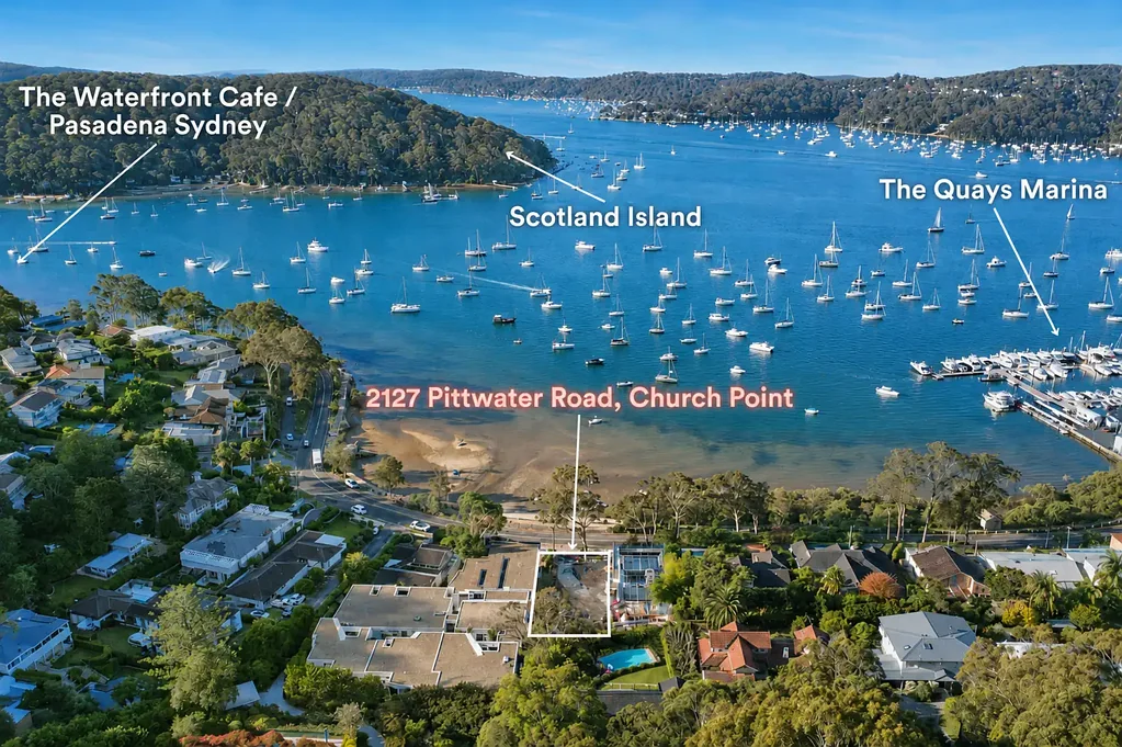 Church Point North-East Pittwater Views | DA-Approved Luxury Home