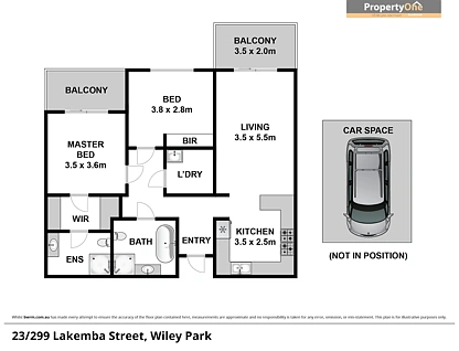 23/299 Lakemba Street, Wiley Park, South Western Suburbs, 2 Kuwarto, 2 Banyo, Apartment