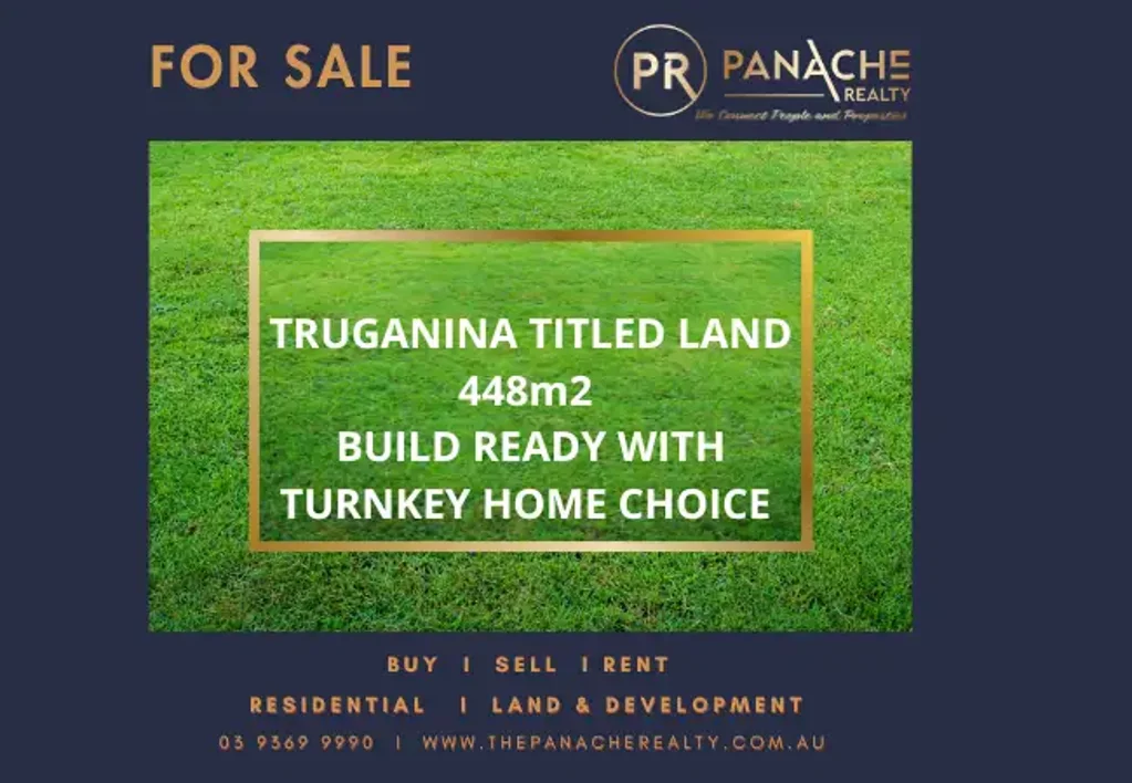 Truganina Truganina理想地块 448 m2 有地契土地 邻近Woodlea购物中心 公园环绕 设施便捷 潜力无限 Titled Land Built Ready in Truganina 448m2 for Sale - Incredible Opportunity Not to Be Missed