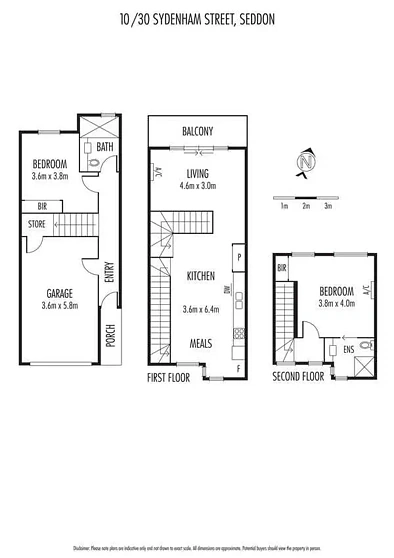10/30 Sydenham Street, Seddon, VIC 3011, 2 slaapkamers, 2 badkamers, Townhouse