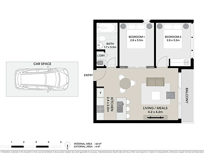 902/70 Speakmen Street, Kensington, Melbourne CBD, 2 chambres, 1 salles de bain, Apartment