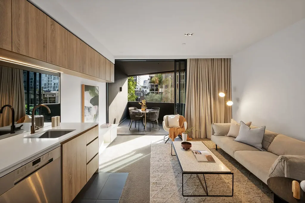 Newstead 1Kwarto Designer One-Bedroom Residence with Open-Plan Living