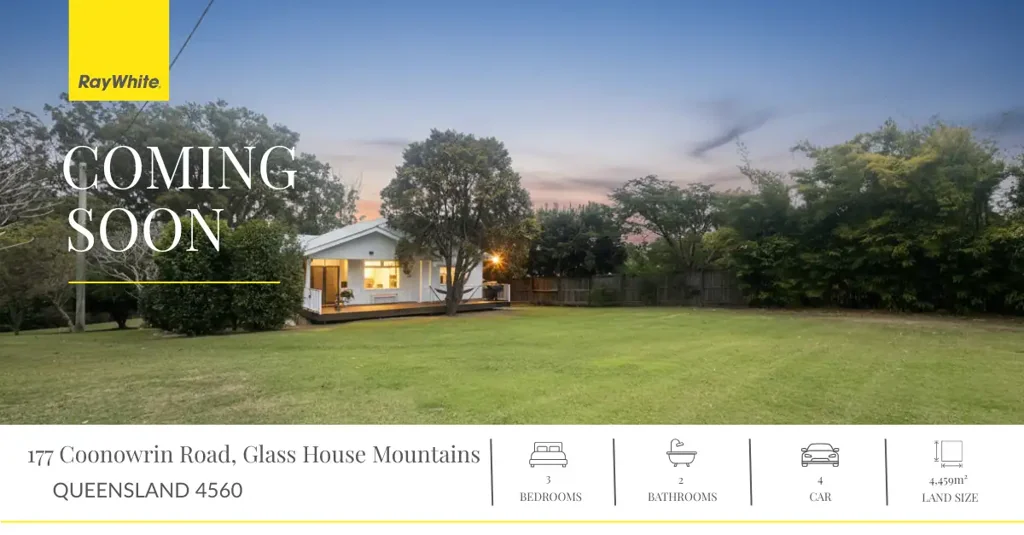 Glass House Mountains 3房  A Charming Original Farmhouse Framed by Iconic Mountain Views