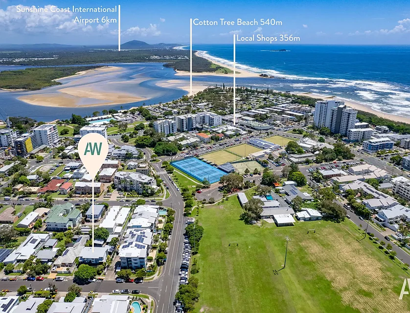 Level 2/6/6 Hinkler Parade, Maroochydore, Sunshine Coast, 2 ห้องนอน, 2 ห้องน้ำ, Apartment