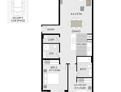 203a/23 Gertrude Street, Wolli Creek, South Western Suburbs, 2 chambres, 2 salles de bain, Apartment