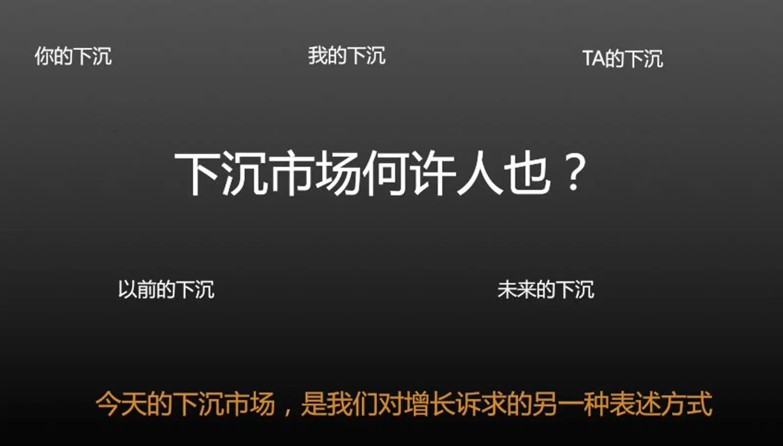 一份关于五环外的生意指南：下沉市场、增长红利、积分留存