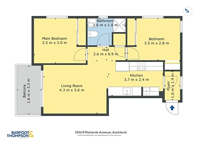 104/4 Richards Avenue, Papatoetoe, Manukau City, 2房, 1浴, Apartment