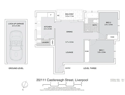 20/111 Castlereagh Street, Liverpool, South Western Suburbs, 2 Bedrooms, 1 Bathrooms, Apartment