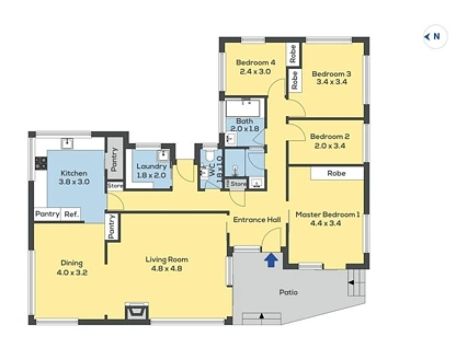 88 Woolfield Road, Papatoetoe, Manukau City, 4房, 2浴, 整租独立别墅