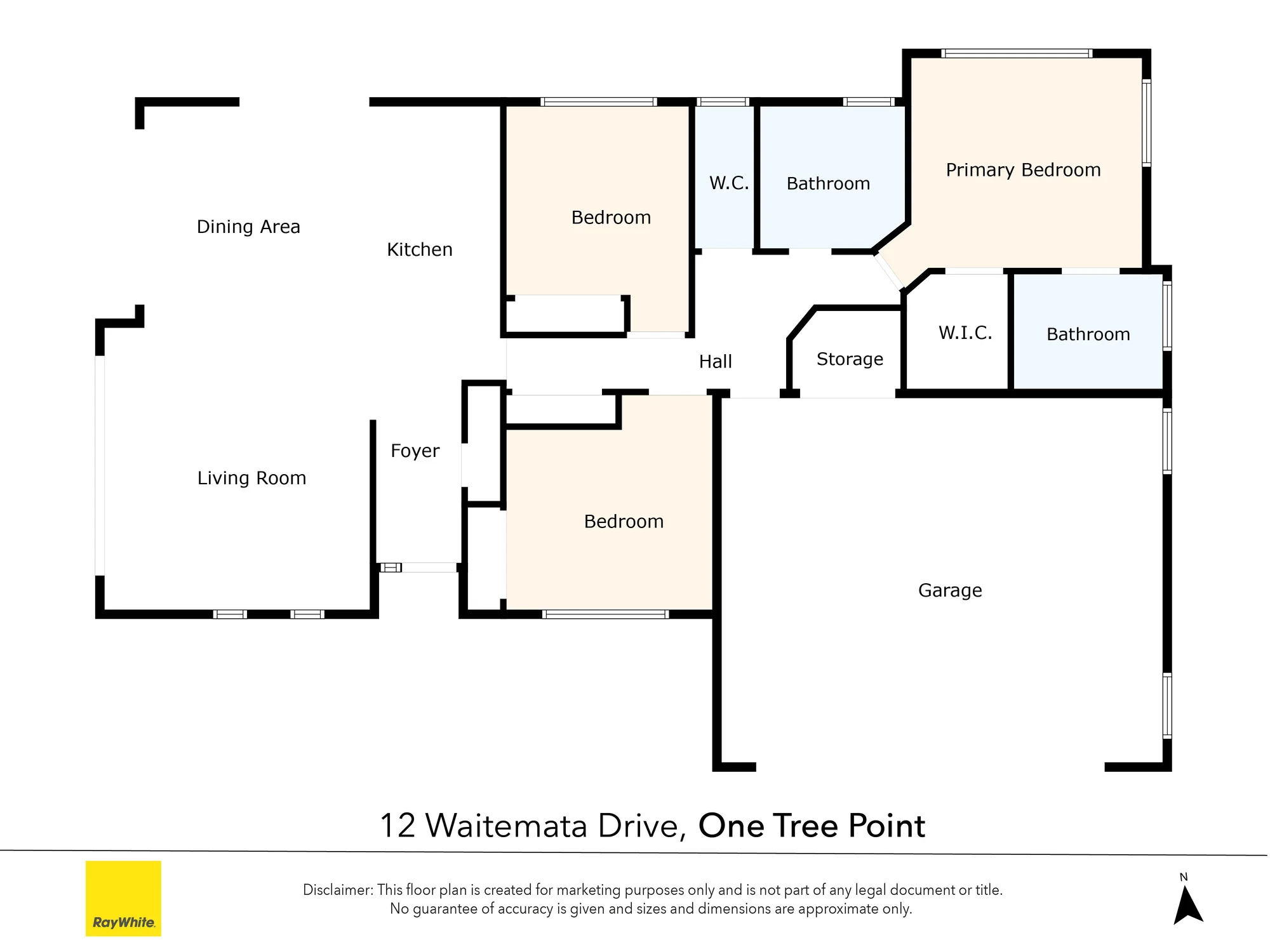 12 Waitemata Drive, One Tree Point, Whangarei, Northland, 3 Schlafzimmer, 2 Badezimmer, House