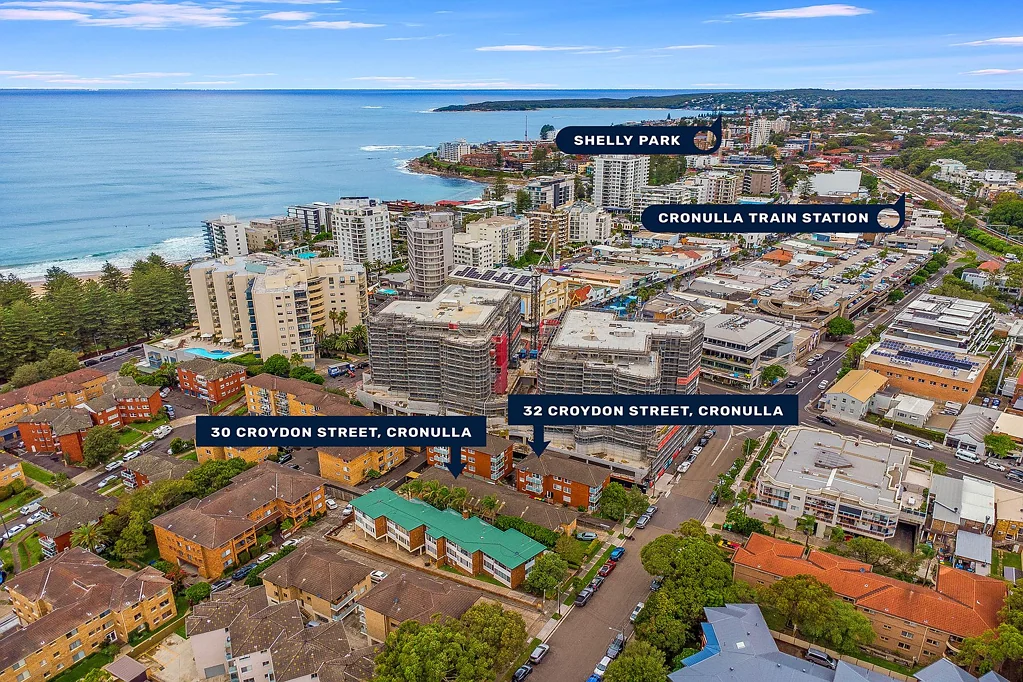 Cronulla 11房 Cronulla海滨瑰宝 1747平米巨幅地 低中密政策 高度22米 容积率2.2 临街28.6米 稀缺投资前景 PRIME CRONULLA DEVELOPMENT OPPORTUNITY