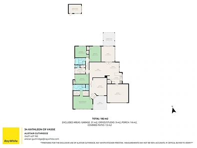 34 Kathleen Crescent, Vasse, WA 6280, 4房, 2浴, House