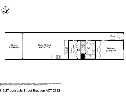 419/27 Lonsdale Street, Braddon, ACT 2612, 1 ਕਮਰੇ, 1 ਬਾਥਰੂਮ, Apartment