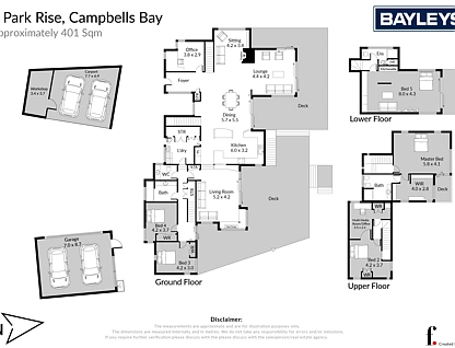3 Park Rise, Campbells Bay, North Shore City, 5 Bedrooms, 3 Bathrooms, House