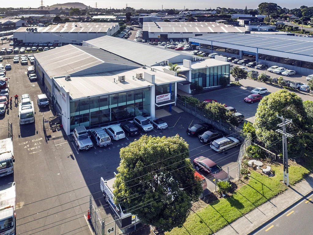 Mount Wellington Industrial headquarters with gantry & yard
