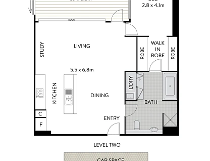 19/10 Pyrmont Bridge Road, Camperdown, Inner West, 1房, 1浴, Apartment