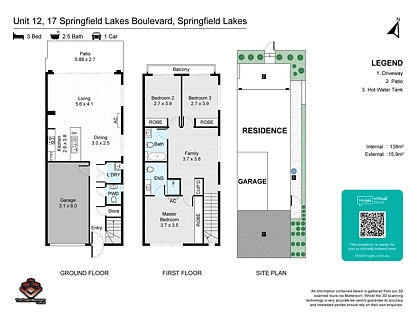 95/5 Spring Avenue, Springfield Lakes, Ipswich - Greater Region, 3 ਕਮਰੇ, 2 ਬਾਥਰੂਮ, Townhouse