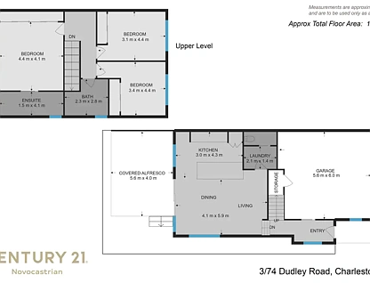3/74 Dudley Road, Charlestown, NSW 2290, 3 ਕਮਰੇ, 2 ਬਾਥਰੂਮ, Townhouse