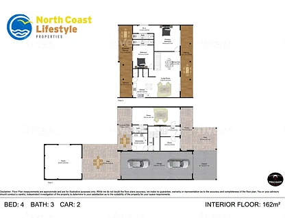 4 Riverside Crescent, Brunswick Heads, North Coast, 4 Bedrooms, 3 Bathrooms, House