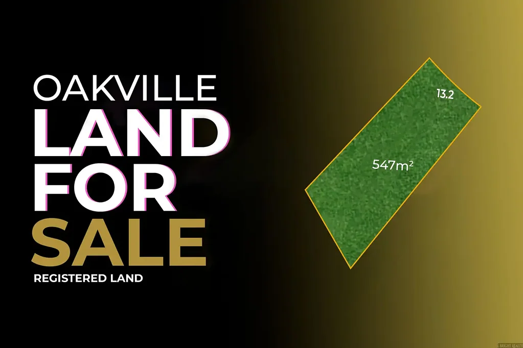 Oakville Amazing Land Opportunity in Oakville