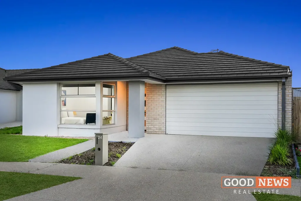 Mickleham 4房 宽敞四卧主卧套 现代厨卫设计 低维后院 双车库近校園 Move-in ready and packed with value, 24 Beaconsfield Drive is a must-see!