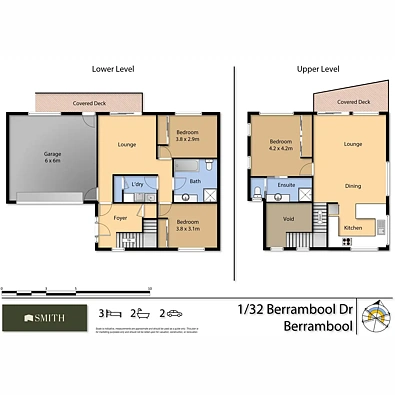 1/32 Berrambool Drive, Merimbula, NSW 2548, 3 Schlafzimmer, 2 Badezimmer, Townhouse