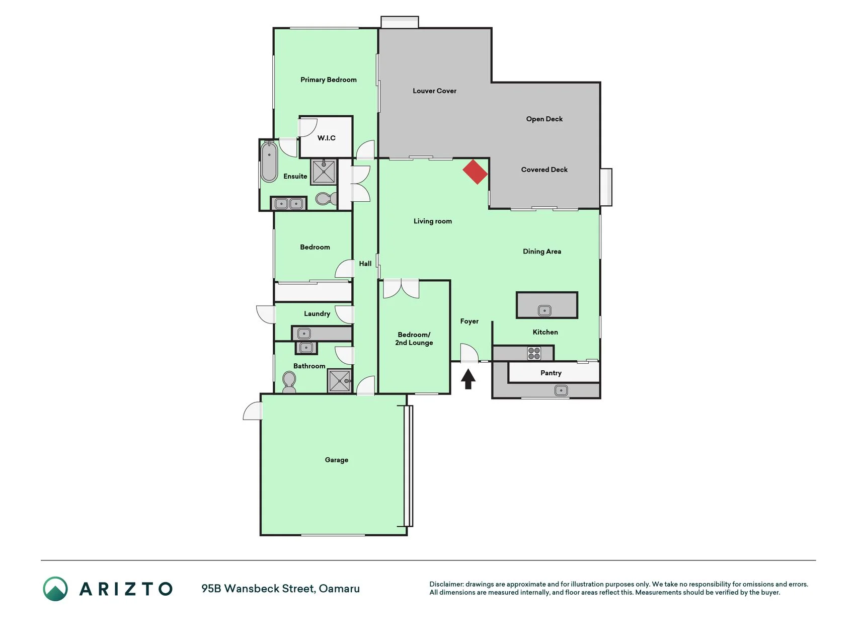 95B Wansbeck Street, Oamaru, Waitaki District, Otago, 3 Bedrooms, 2 Bathrooms, House