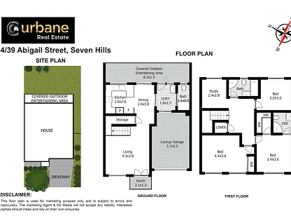 4/39 Abigail Street, Seven Hills, Western Suburbs, 3 Schlafzimmer, 3 Badezimmer, Townhouse