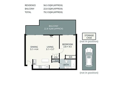 33/95-99 Edithvale Road, Edithvale, Bayside, 1 Kuwarto, 1 Banyo, Apartment
