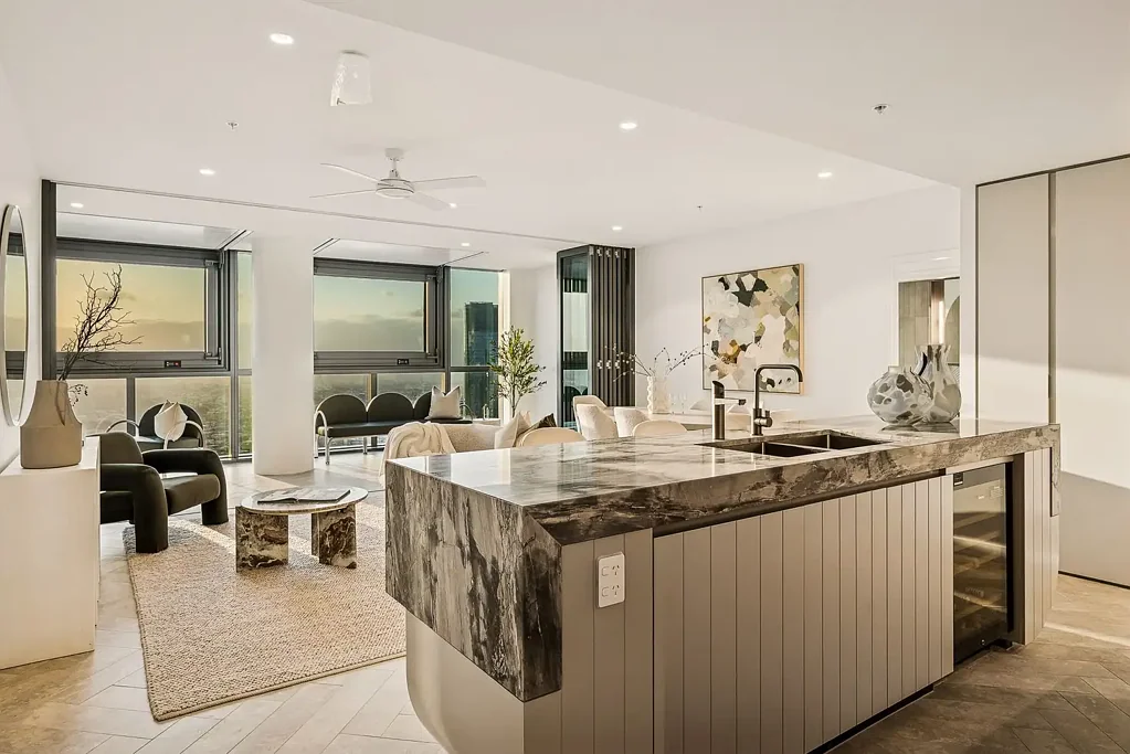 Brisbane City 3部屋 Sub-Penthouse Living in Iconic Queens Wharf