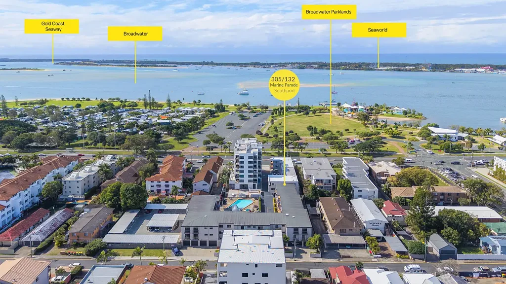 Southport 1غرفة نوم Entry Level, Prime Broadwater Position with Exceptional Convenience