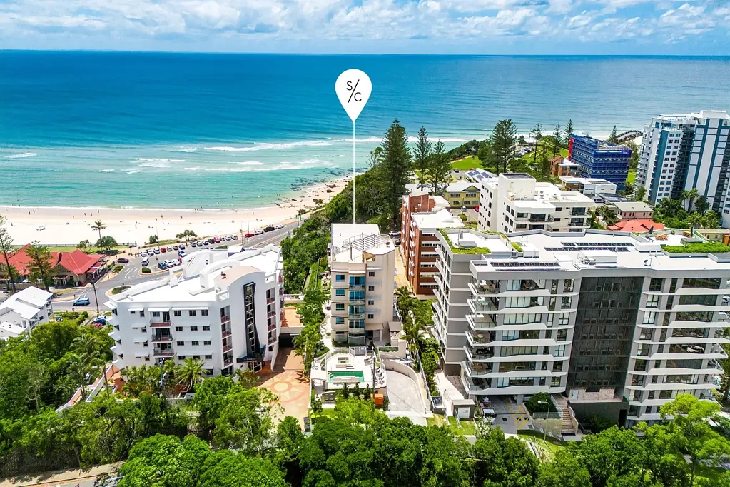 Coolangatta 3房  ALL REASONABLE OFFERS CONSIDERED - PODIUM APARTMENT IN BOUTIQUE BUILDING WITH OCEAN VIEWS