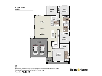 户型图 - 18 Light Street, Wollert, VIC 3750