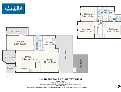 3/4 Riverstone Court, Tewantin, Sunshine Coast, 3部屋, 2バスルーム, Unit