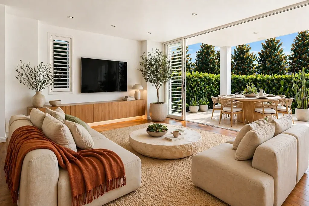 Breakfast Point 3ห้องนอน Sunny, Private Ground-Floor Apartment with Modern Comfort