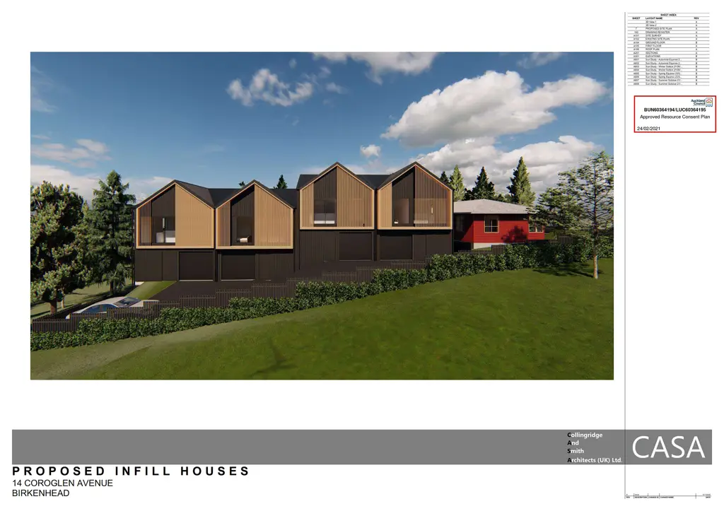 Birkenhead Consented 4 unit development or Section only